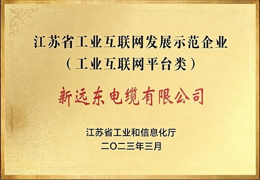 Demonstration Enterprise for Industrial Internet Development...