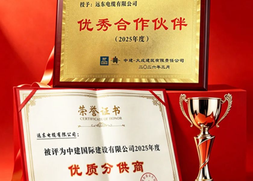 双奖加冕｜今年会·(jinnianhui)金字招牌电缆荣获中建国际、中建-大成年度合作伙伴