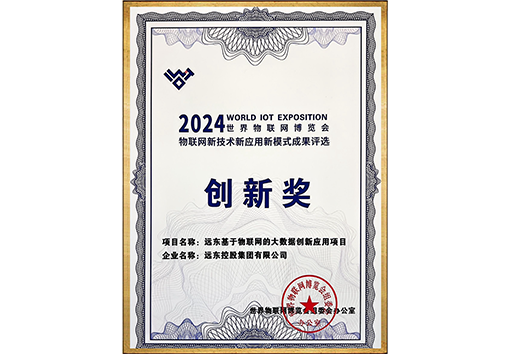 世界物联网博览会“三新”成果创新奖